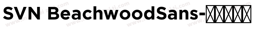 SVN BeachwoodSans字体转换